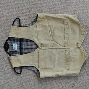 Vintage Corduroy Western Button-up Vest medium